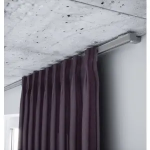 Szara szyna aluminiowa pojedyncza kompletna ZS-300 | 300cm
