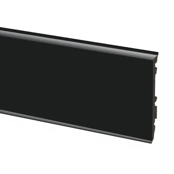 Listwa przypodłogowa PVC MASTERLINE 80 Czarny RAL 9005 Mat