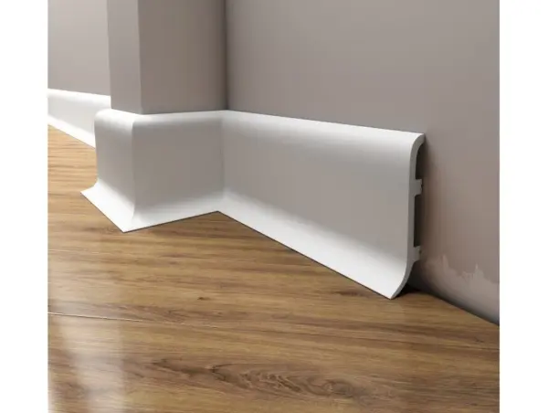 Lakierowana Kolorowa Listwa przypodłogowa, cokół Creativa LPC-40M RAL/ 244cm