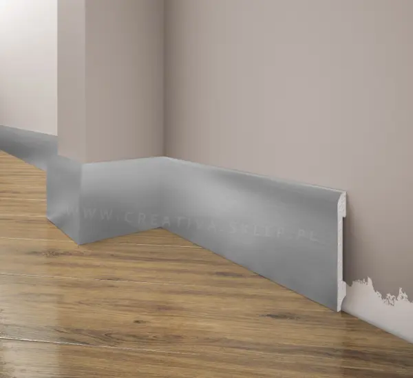 Listwa przypodłogowa, cokół Creativa LPC-11a kolor aluminium 244cm