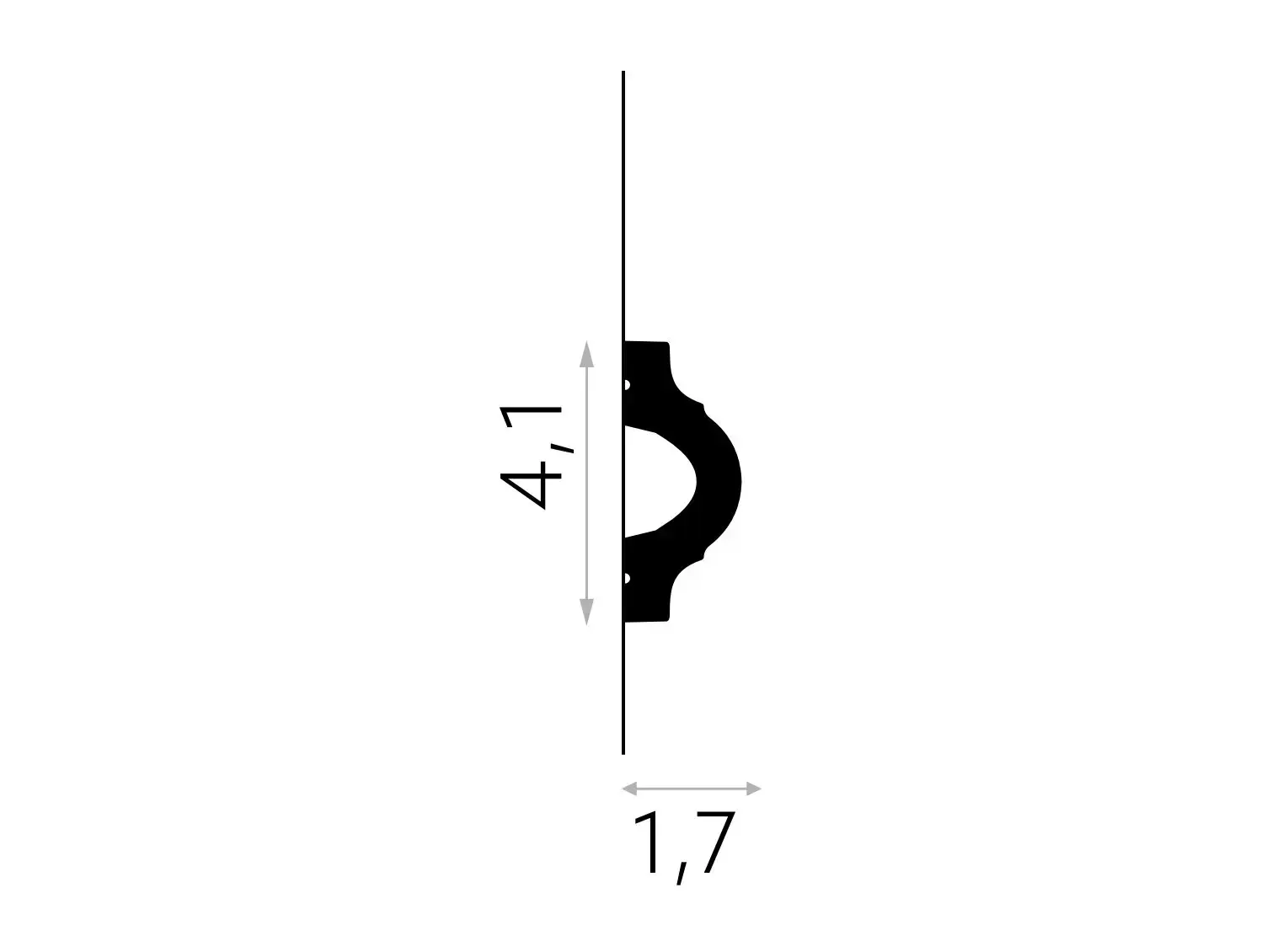 Listwa ścienna MD332