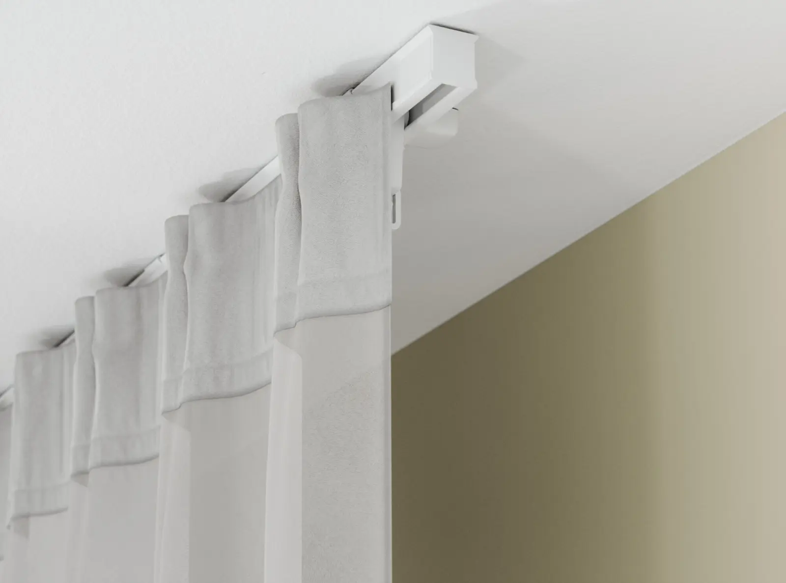Szyna sufitowa aluminiowa XS-100 do ciężkich zasłon 100 cm