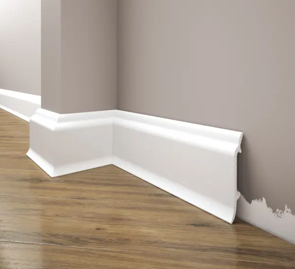 Lakierowana Kolorowa Listwa przypodłogowa, cokół Creativa LPC-16M RAL / 244cm