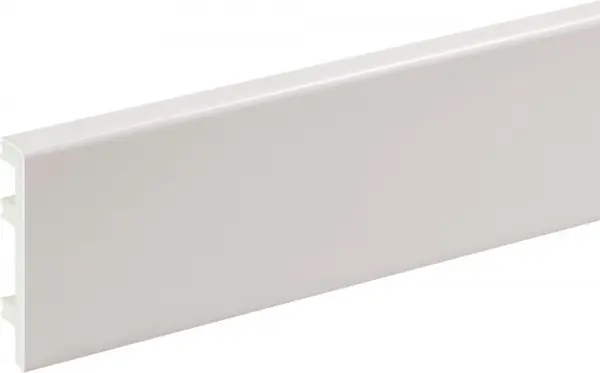 Kaszmirowa Lakierowana Listwa przypodłogowa, cokół Creativa STL100 - PVC – Status Line 220 cm