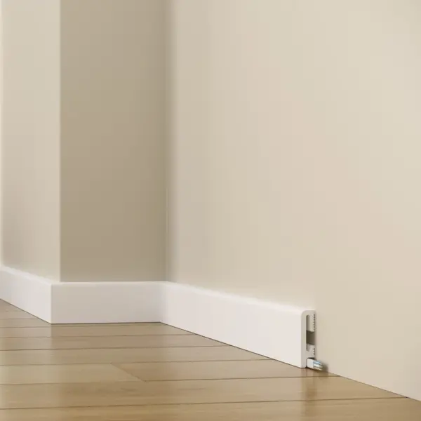 Listwa przypodłogowa DuroFit PF060 biała 6 cm