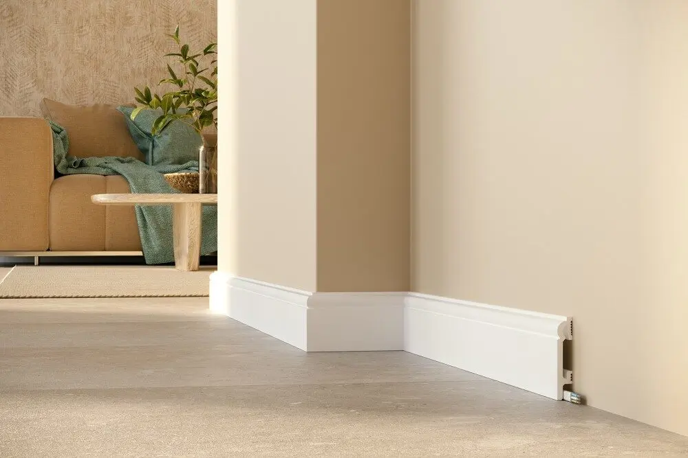 Listwa przypodłogowa DuroFit PF082 biała 10 cm