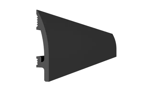 Listwa przypodłogowa DuroFit PF083B czarna 8 cm