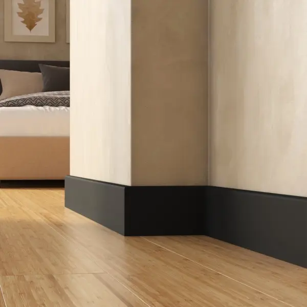 Listwa przypodłogowa DuroFit PF100B czarna 10 cm